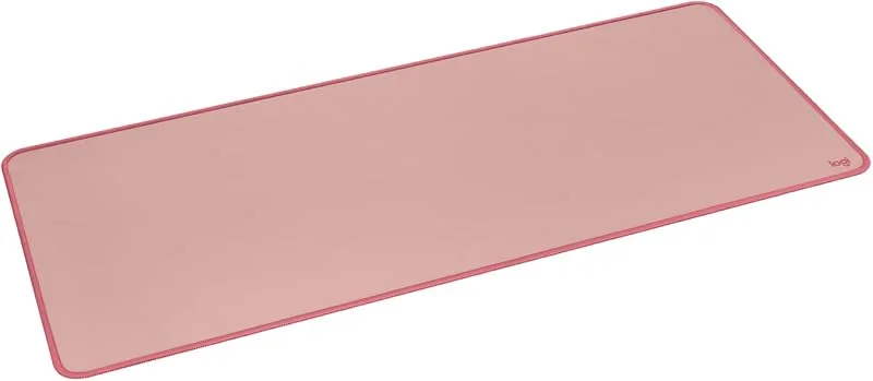 Logitech Desk Mat - Studio Series, Multifunktionellt, stor Skrivbordsmatta, Utökad Musmatta, Skrivbordsskydd med Anti-slip, Spilltålig och Hållbar - Rosa — Datortillbehör