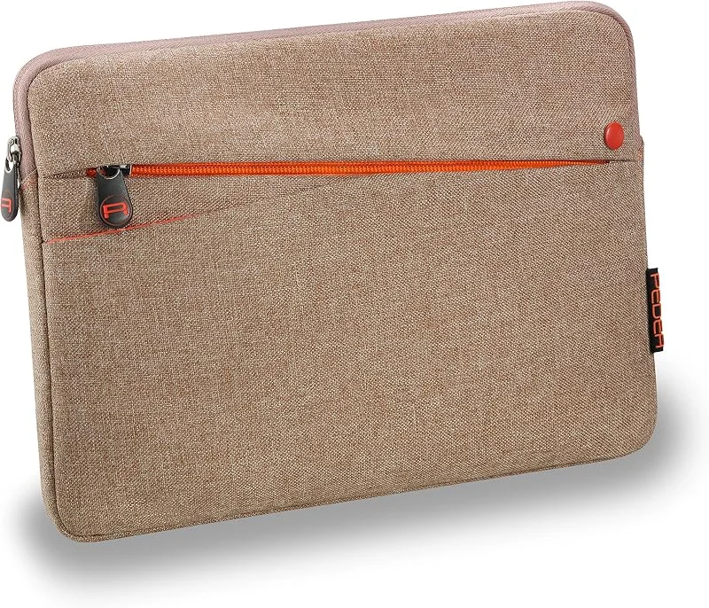 PEDEA Tablet PC-fodral "Mode" för 10, 1–11 tums skärmar (10–11 tum), skyddsfodral, fodral med tillbehörsficka, beige — Mobil och surfplatta