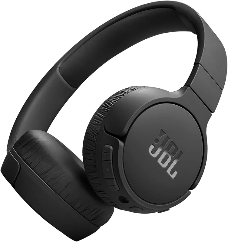 JBL Tune 670 NC, Trådlösa On-Ear Hörlurar, Svart — Hörlurar och ljud