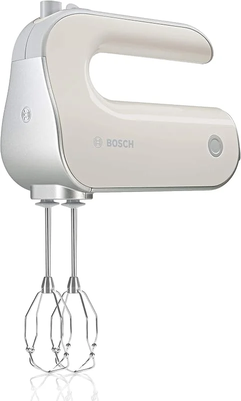 Bosch Elvisp Styline 500 Watt Grå - 5 hastigheter - Ergonomiskt handtag - Lätt och enkel att hantera - Stark motor - Sladdlängd 1, 4 m - Diskmaskinssäkra vispar och degkrokar - MFQ4030L — Kök & Hushåll