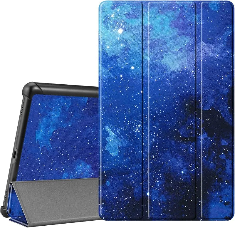 FINTIE SlimShell Fodral till Samsung Galaxy Tab A 10.1 2019 modell SM-T510, SM-T515, supertunt lätt stativskydd för Samsung Galaxy Tab A 10, 1 tums surfplatta 2019 Release, stjärnhimmel — Mobil och surfplatta