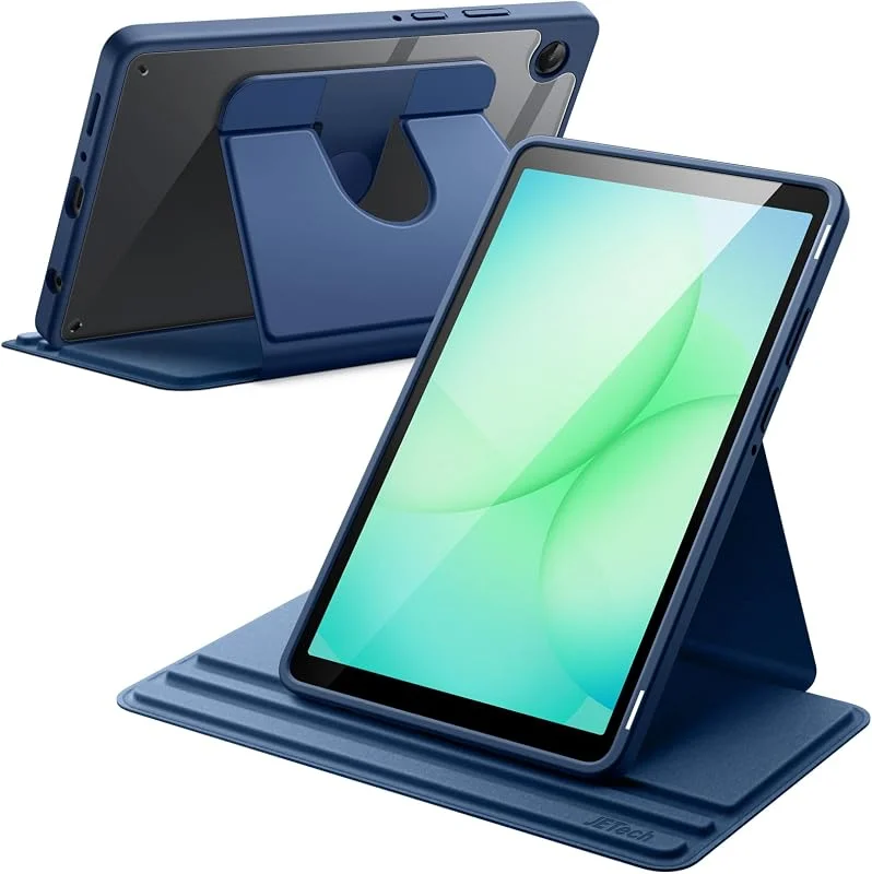 JETech Roterande Fodral för Samsung Galaxy Tab A11, Marin — Mobil och surfplatta