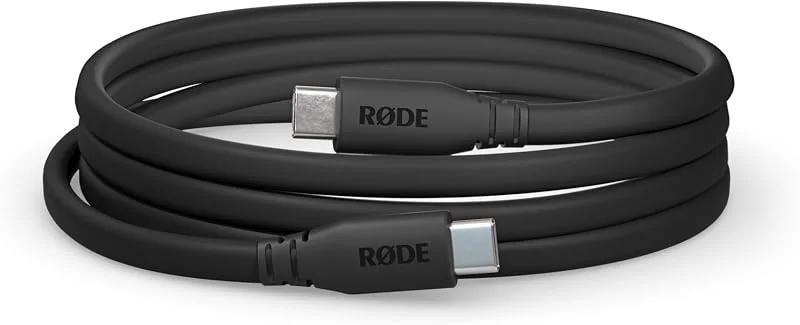 RØDE SC17 USB-C till USB-C platt kabel (1, 5 m, svart) — Mobil och surfplatta