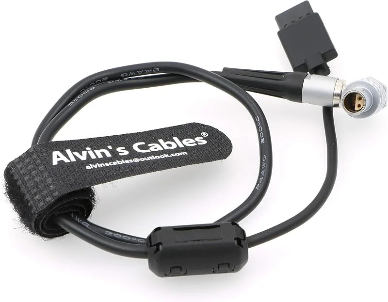 Alvin's Cables 4 stift höger vinkel Z CAM E2 kamera till Ronin S MX gimbal stabilisator strömkabel — Portabel digital och ljud