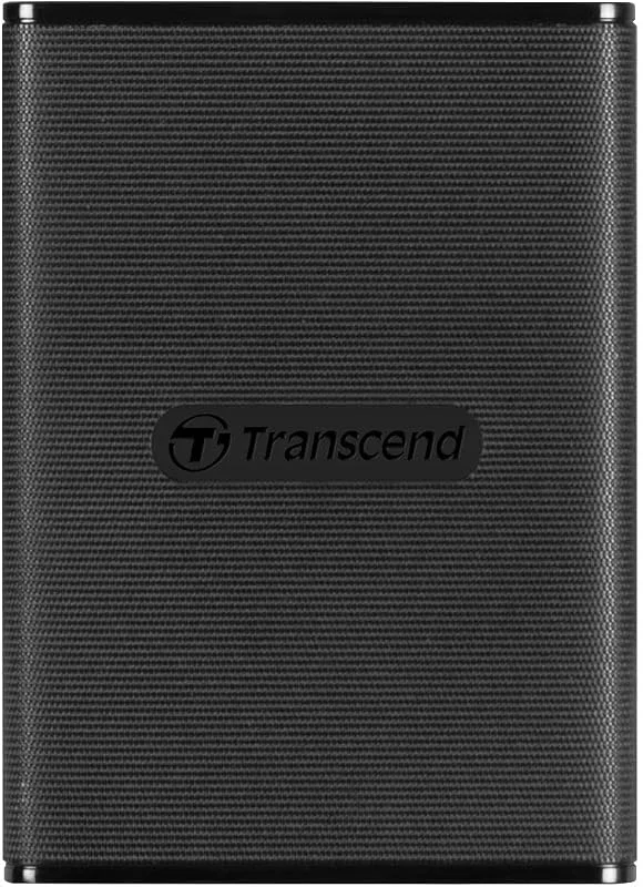 Transcend 250GB ESD270C bärbar SSD, 520 MB, s Kreditkortsstorlek Typ-C — Portabel digital och ljud