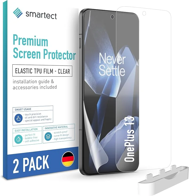 smartect TPU Skärmskydd 2 Stycken för OnePlus 13 — Mobil och surfplatta