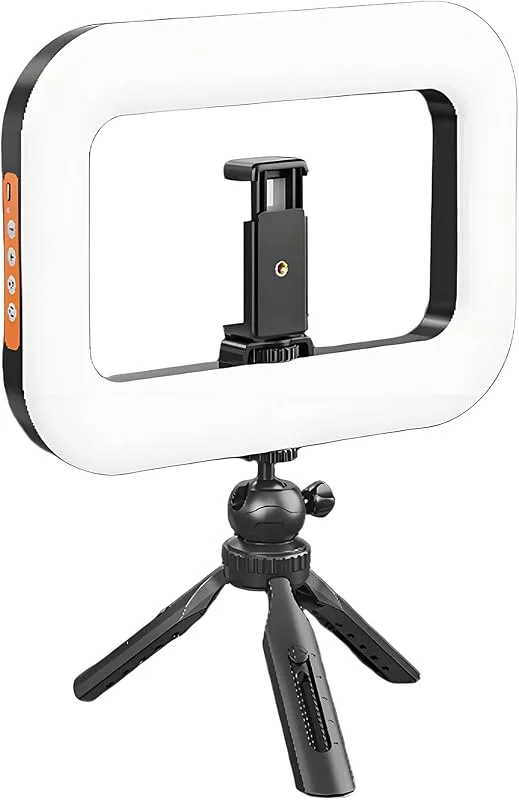 Laddningsbar LED Portable Phone Selfie Light - Selfie Ring Light, Video Accessories, Lämplig dykbloggning Vlogging Recording Filming Studio Streaming Content Creation Photography Broadcast Makeup — Mobil och surfplatta
