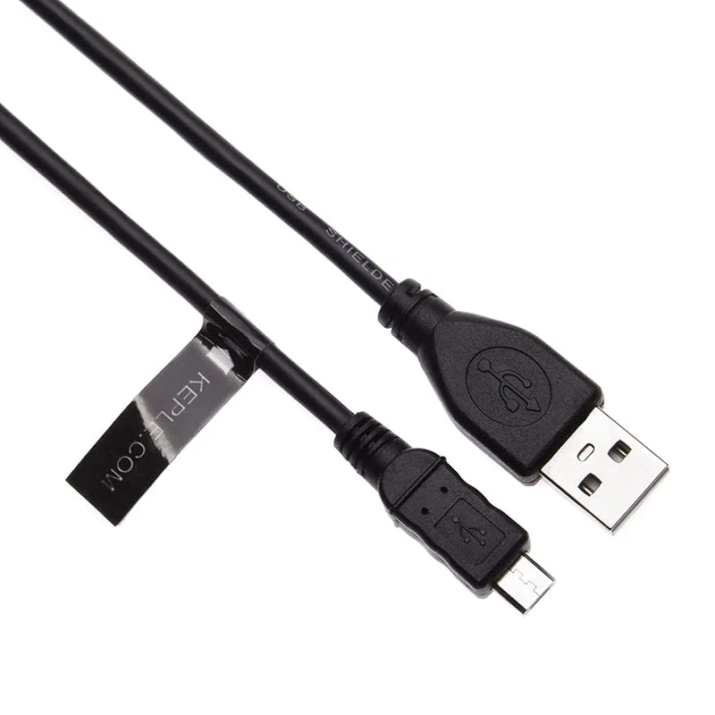 Micro USB laddningskabel kompatibel med Amazon-produkter: fire TV-stick, Echo Dot (2 generation), Echo Dot Kids Edition, Tap, Amazon Fire 7 HD 8, 10 High Speed (0, 5 m) — Smarta hem