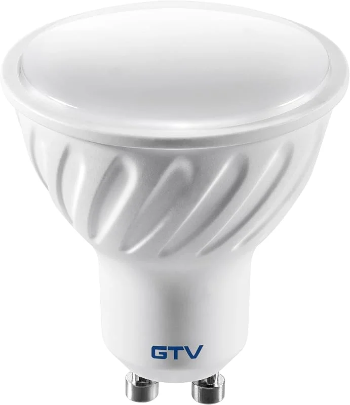 GTV spot GU10 3 000K varmvit LED-lampa – flimmerfri, hållbar – för inomhusbelysning hem och kontor — Smart belysning