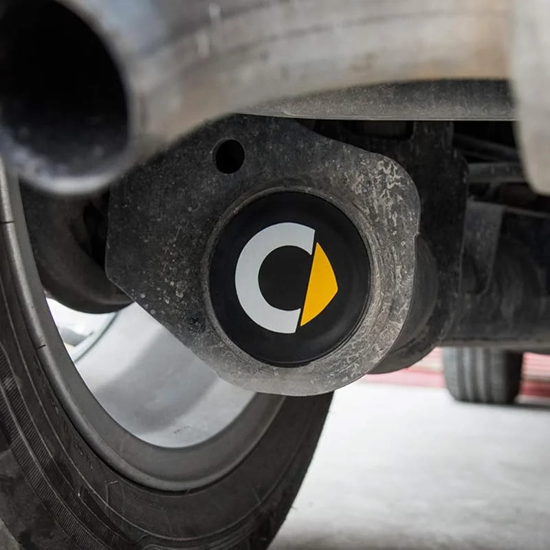 SHIFENG Benz Smart Fortwo ForFour vattentät gummikeps för bilchassi Benz Smart Fortwo ForFour biltillbehör (svart med C-logotyp) — Smarta hem