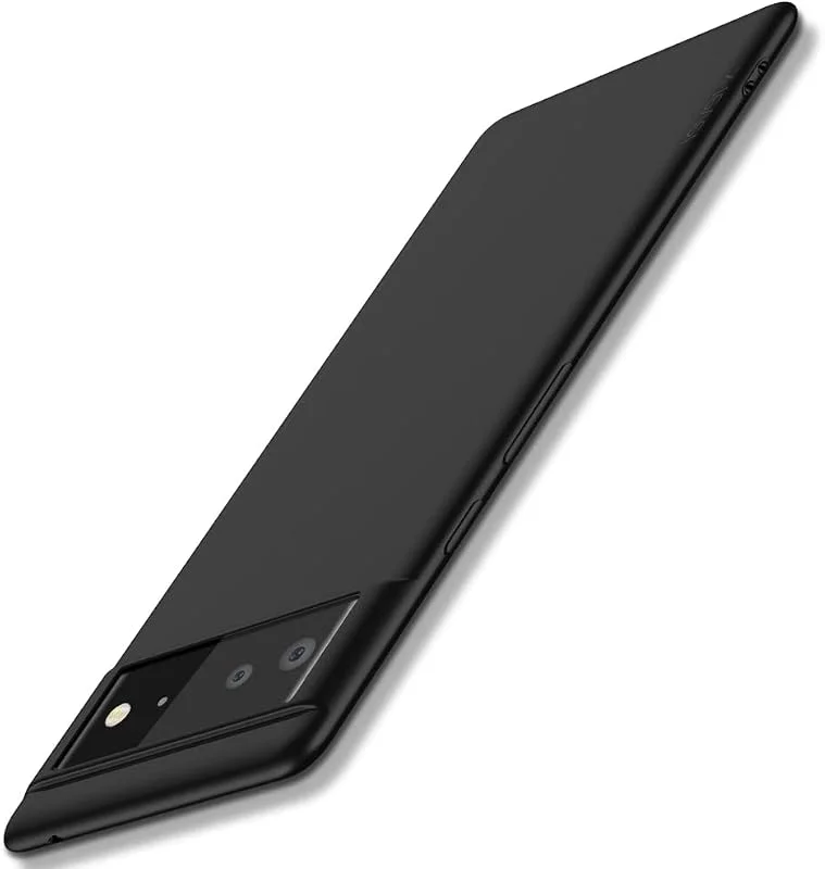 X-level Skal Kompatibelt med Google Pixel 6 Pro Fodral, Tunn Telefonskal Silkeslen Mjuk Smal Skydd för Pixel 6 Pro 5G - Svart — Mobil och surfplatta