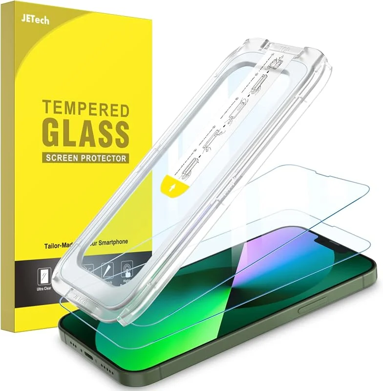 JETech Skärmskydd för iPhone 13, 13 Pro, 17e, 2-Pack — Mobil och surfplatta