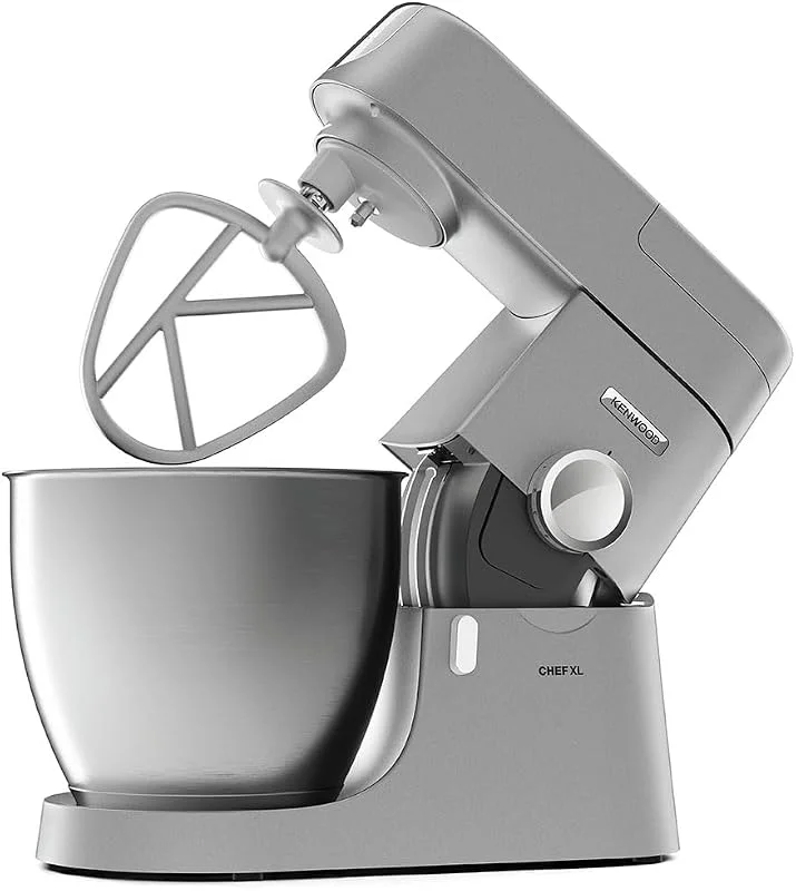 Kenwood KVL4100S Planetmixer Chef XL, Matberedarmixer, 1200W, 6, 7L, Stål, Silver — Kök & Hushåll