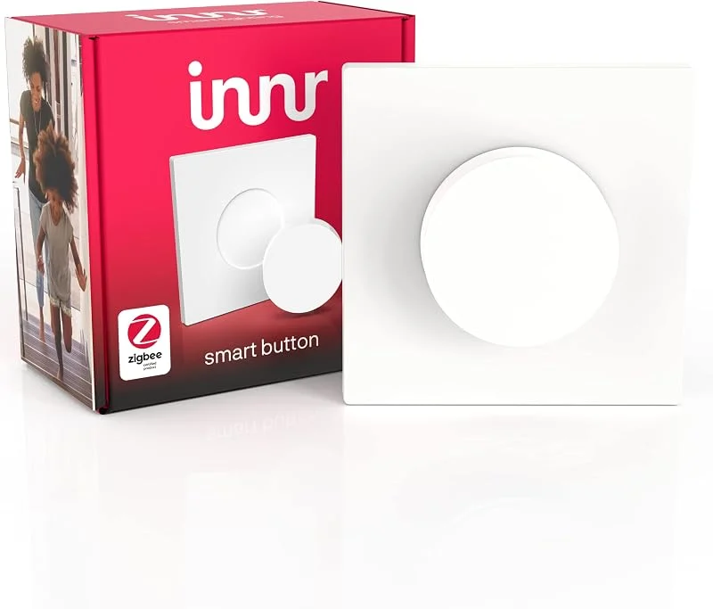 innr Smart Button för trådlös styrning av smart, dimbara LED-lampor (Zigbee & WiFi) fjärrkontroll, 1-nyckels fjärrkontroll, RC 210 — Smarta hem