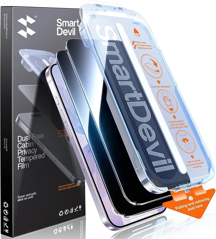 SmartDevil Privacy Screen Protector For iPhone 17 — Mobil och surfplatta