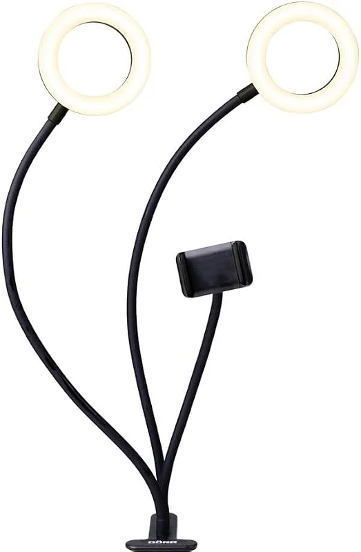 Dörr PC- och bärbara tillbehör märke modell SLR-12 tvåfärgad LED selfie-ringlampa — Mobil och surfplatta
