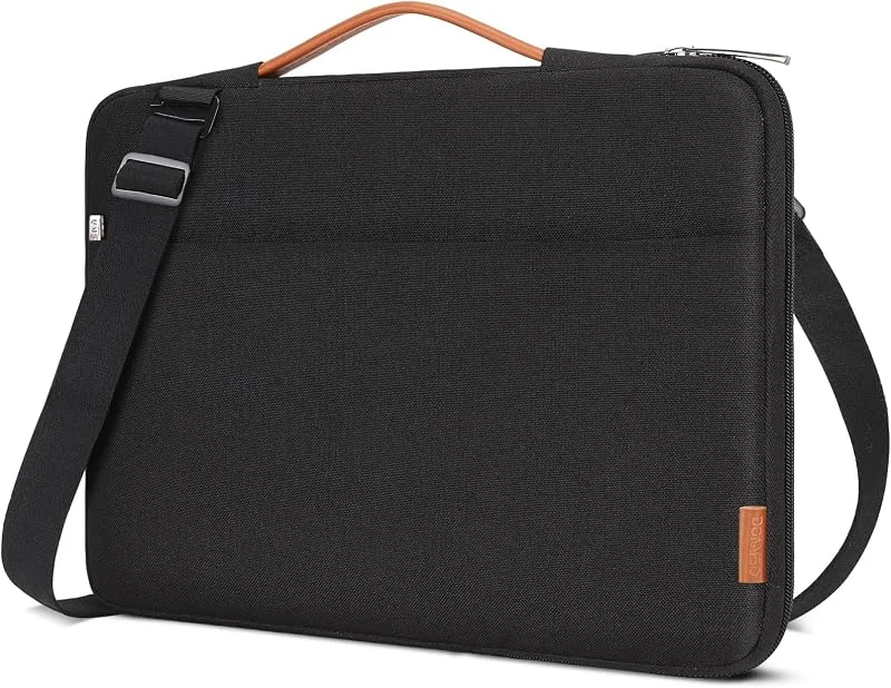 DOMISO Laptopväska, vattentätt fodral, stötsäker, laptopfodral, laptopväska, väska — Datortillbehör