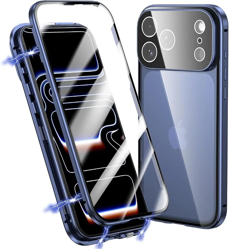 fodral för iPhone 17 Pro Max magnetisk djupblå — Mobil och surfplatta