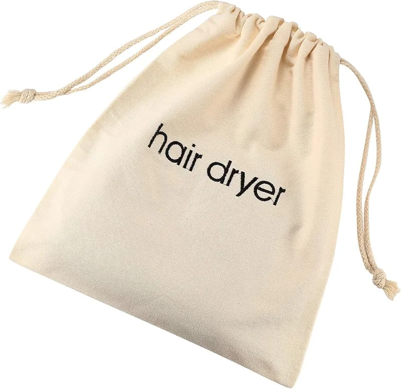 Hårtork Väskor Dragsko Väska Container Hårtork Väska för Resor Badrum 30 x 34 cm, Vit, 30x34 cm (förpackning med 1), Modern design — Hårvård