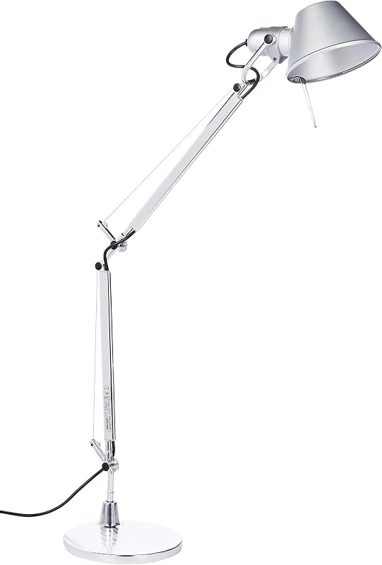 Artemide Tolomeo mini Tavolo lampa med fluffig aluminium — Hushållselektronik