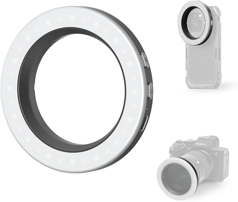SMALLRIG Vibe P30 67mm Ring LED Bi-Color CRI≥90 for Phones-4873 — Mobil och surfplatta
