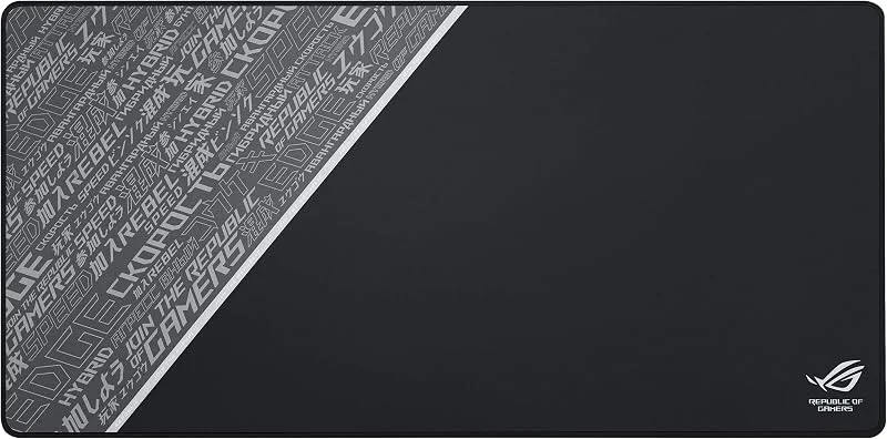 ASUS ROG Sheath BLK LTD spelmusmatta (bordsunderlägg, extra stor, halkfri, hållbar) mörkgrå — Datortillbehör