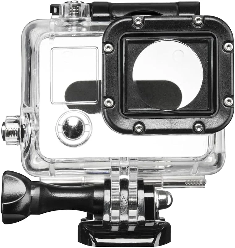 Mantona Skelett fodral för GoPro Hero 3, 2, 1 – öppet skelett skyddshölje för GoPro Hero 3 2 1 actionkamera — Portabel digital och ljud