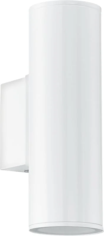 EGLO LED utomhusvägglampa Riga-LED, tvåflammig utomhusbelysning — Smart belysning
