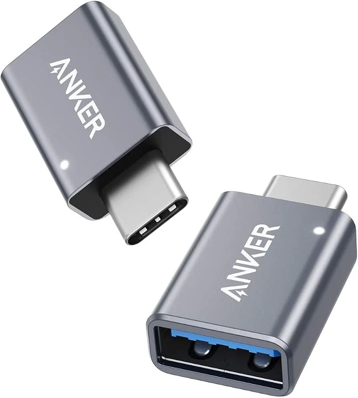 Anker USB-C till USB 3.0 Adapter, 2-Pack, Höghastighetsdata — Laddning och kablar