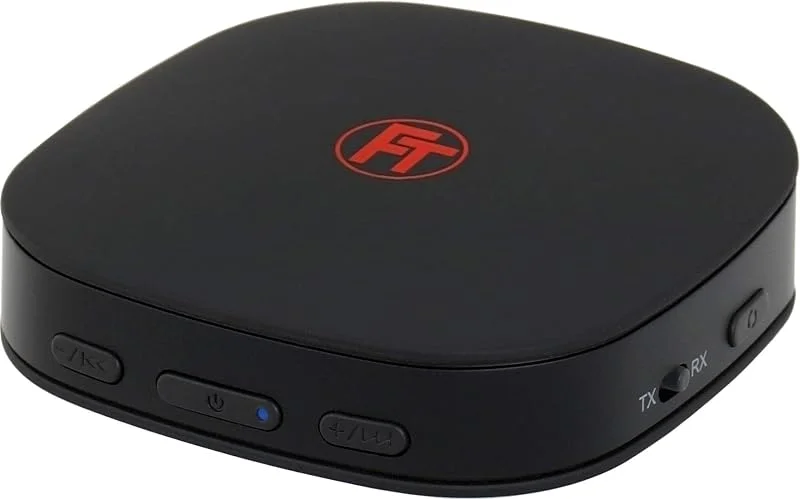 FeinTech Bluetooth 5.0 ljudsändare mottagare aptX HD låg latens Toslink SPDIF, svart — Portabel digital och ljud