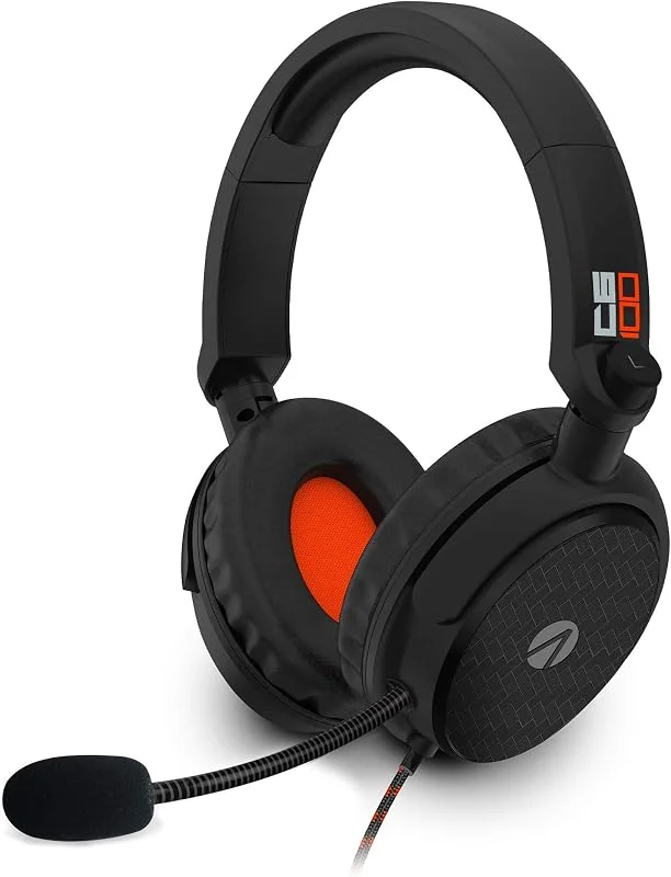STEALTH C6-100 Gaming Headset - Black and Orange — Hörlurar och ljud