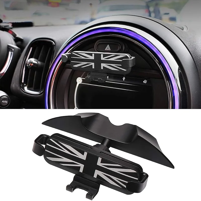 Mobiltelefonhållare för Mini Cooper S Jcw One F54 F55 F56 F57 F60, speciell navigering mobiltelefonhållare för central kontrollskärm — Mobil och surfplatta
