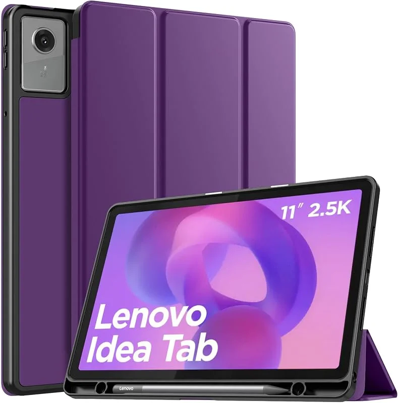 TiMOVO Fodral för Lenovo Idea Tab 11'' 2025 med Pennhållare, Djup Lila — Mobil och surfplatta