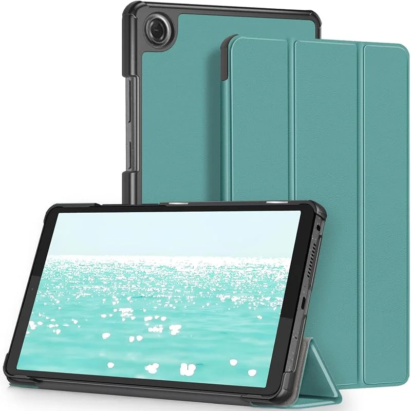 Skyddsfodral för Lenovo Tab One 8.7 tum (TB305XU, FU), Fodral med automatisk vila, aktivering, Grön — Mobil och surfplatta