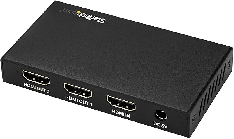 StarTech.com HDMI-splitter – 2-port – 4K 60Hz – HDR – 1 x 2 HDMI-distributör — TV och streaming