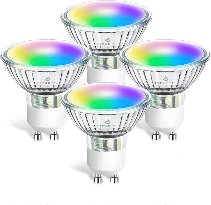 ENSHINE Glas GU10 smart glödlampa 4-pack — Smart belysning