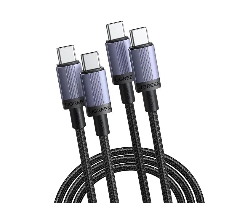 UGREEN USB-C kabel 240W laddkabel USB-C PD 3.1 snabbladdkabel — Mobil och surfplatta