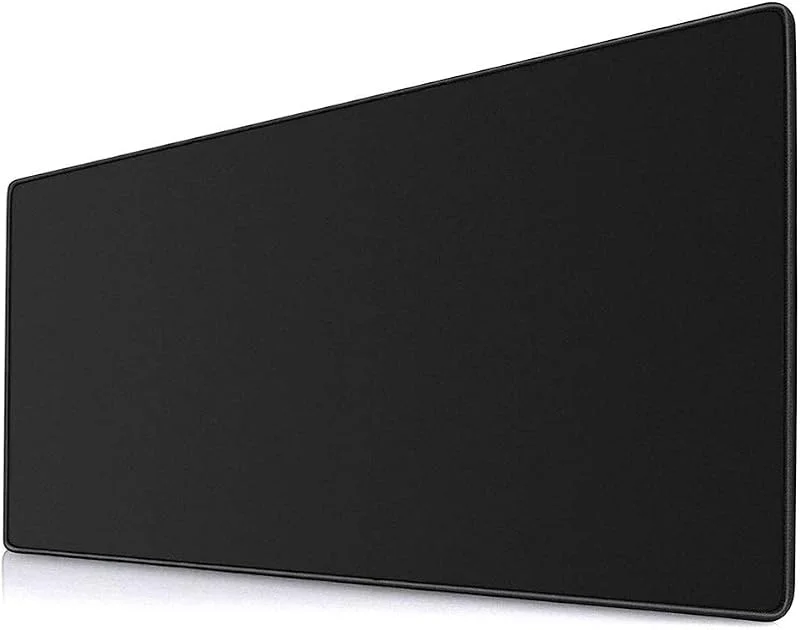 Utökad spelmusmatta extra stor 600 x 300 x 3 mm vattentålig musmatta med halkfri bas för PC dator bärbar dator (60 x 30 svart 001) — Datortillbehör
