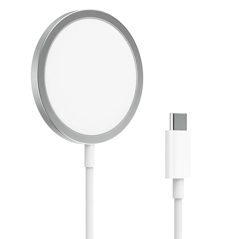 Magnetisk Trådlös Laddare för iPhone, 15W MagSafe USB C Snabbladdare, 1m — Mobil och surfplatta