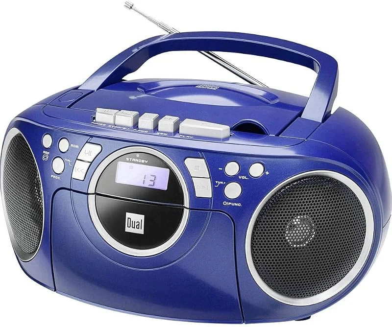 Dual P 70 Bärbar Boombox Blå — Portabel digital och ljud