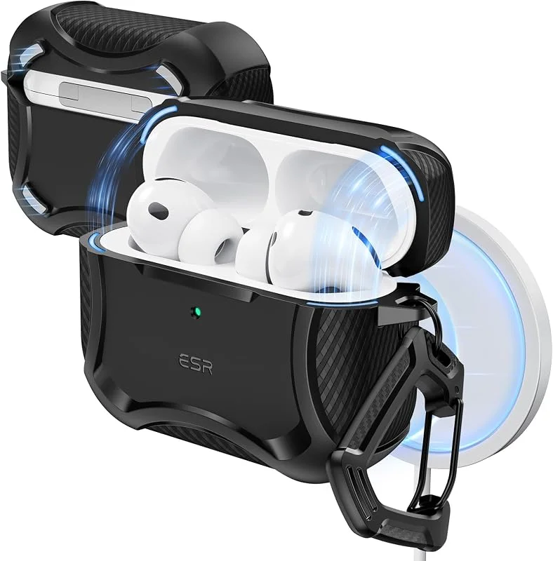 ESR Fodral för AirPods Pro 3, kompatibelt med MagSafe, magnetiskt lock — Mobil och surfplatta