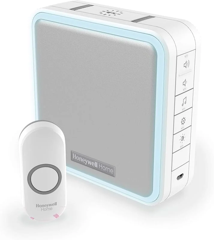 Honeywell Home DC915N Honeywell 9-serien dörrklocka 200 m LED vit — Smarta hem