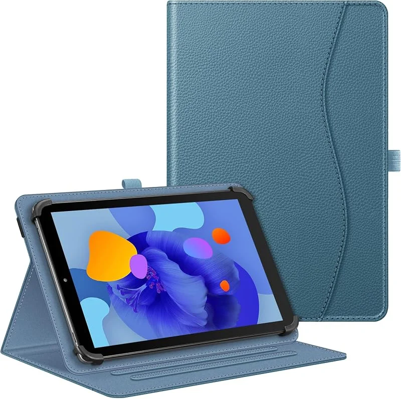 Fintie Universellt fodral för Blackview Tab90 11", Tab 70, Tab 80 10 tum, TECLAST M50HD 2024, SGIN, HotLight, DOOGEE, Lville 10, 1 tum, universellt fodral för 9–11 tums surfplatta, dimblå — Mobil och surfplatta