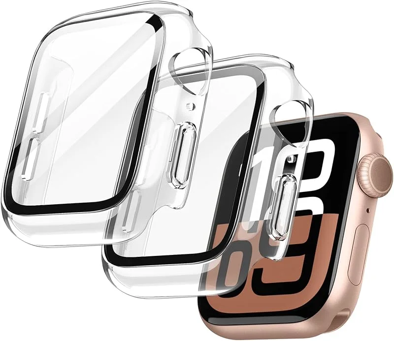 JETech Fodral med Skärmskydd för Apple Watch Series 11, 10 42mm, Klar — Mobil och surfplatta