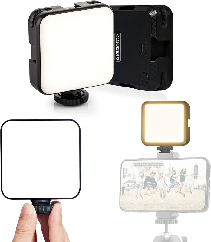 MOJOGEAR W64 Multi Color Mini LED-lampa för smartphone och kamera — Mobil och surfplatta