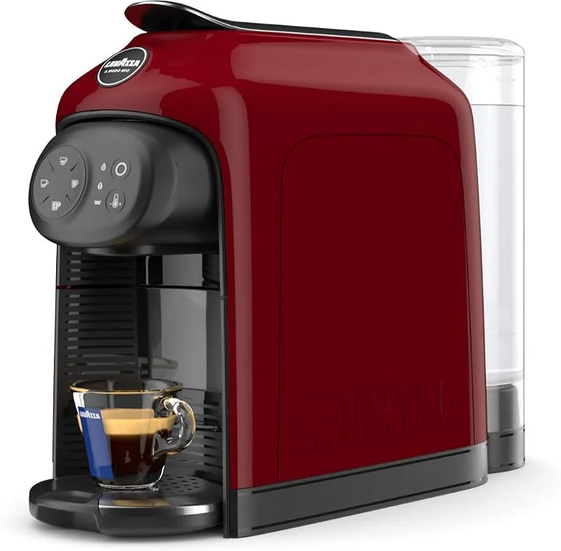 Lavazza A Modo Mio Idola 18000278 Kaffemaskin, Röd, 38 x 14.5 x 28 cm — Kök & Hushåll