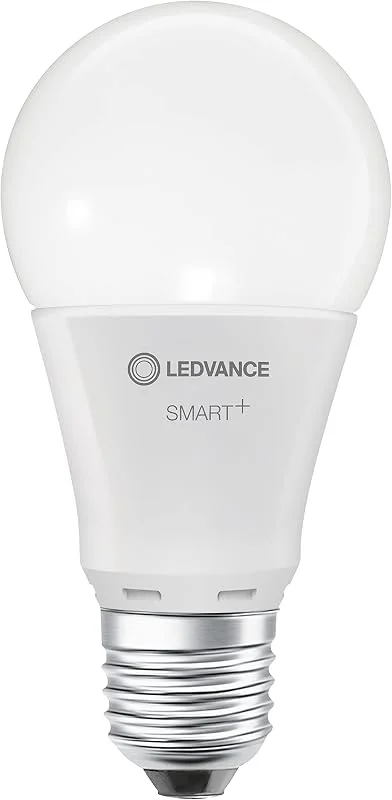 LEDVANCE Smart LED, ZigBee-lampa med E27-sockel, varmvit till dagsljus (2700K – 6500K), dimbar, direkt kompatibel med Echo Plus och Echo Show (2:a generen), kompatibel med Philips Hue Bridge — Smarta hem