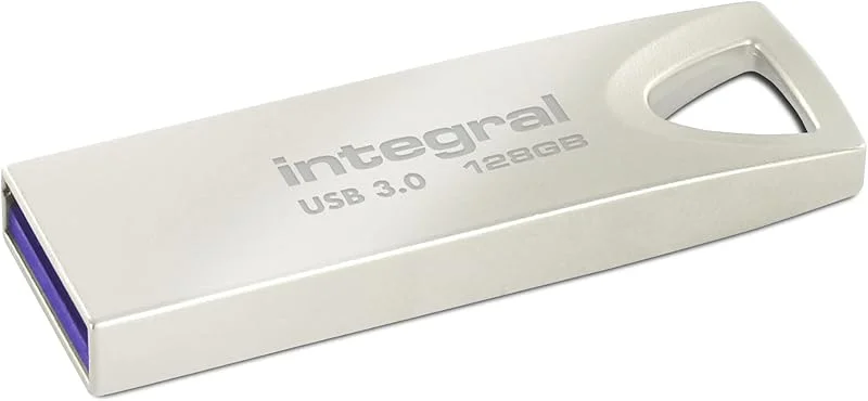 Integrerat 128 GB USB-minne 3.2 Gen 1 Flash Drive Fusion metallhölje upp till 110 MB, s — Datortillbehör