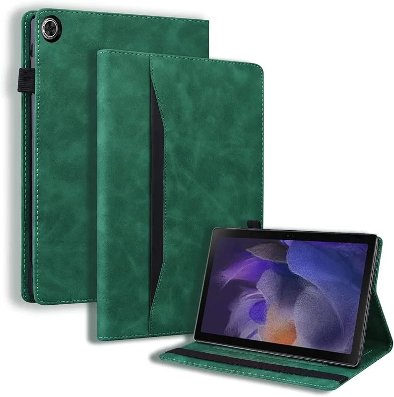 Samsung Galaxy Tab A8 fodral 10, 5 tum (2021 version) PU-läder med stativfunktion surfplatta fodral med automatisk sömn, väckning skyddsfodral för Samsung Galaxy Tab A8 fodral SM-X205, X200 — Mobil och surfplatta