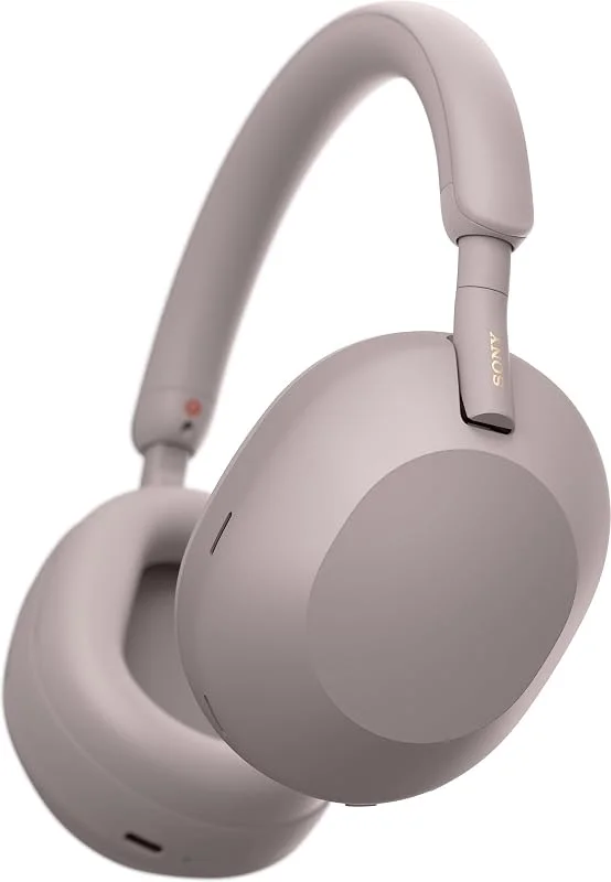 Sony WH-1000XM5 brusreducerande trådlösa over-ear-hörlurar, Bluetooth, klar samtalskvalitet, högupplöst, upp till 30 timmars batteritid, snabbladdning, Alexa och Google Assistant, iOS och Android — Hörlurar och ljud